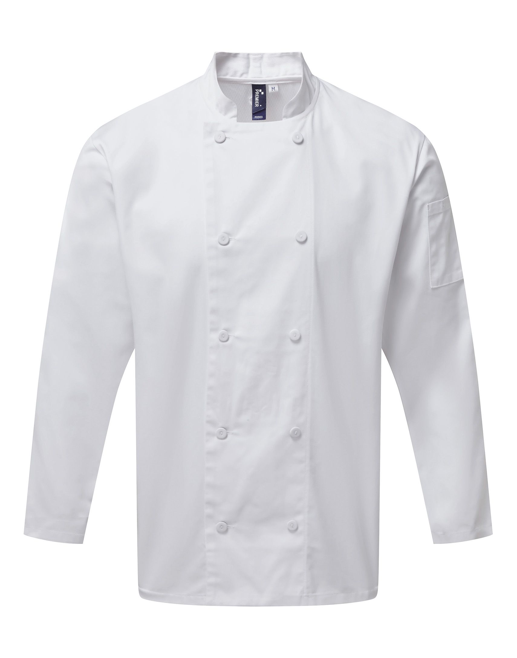 Kurzärmeliges Küchenchefs Jacke-NEU-weiß mit Druckknopfverschluss 
